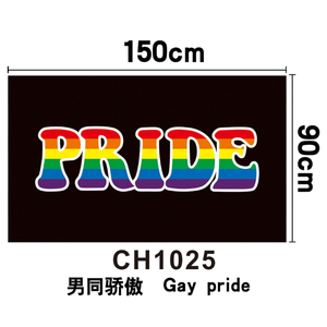 90*150cm Gay Pride lesbiana banderas, poliéster impresión Lgbt Arco Iris bandera amor Gay Arco Iris bandera 3X5 venta al por mayor - Product Image 6