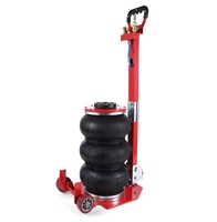 Cric pneumatique à air triple sac pliable pour voiture de 3 tonnes, cric à air robuste