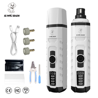 SiMAiSHEN-M12 Tondeuse à ongles électrique pour animaux de compagnie, coupe-ongles rapide, recharge USB, meuleuse à ongles pour chien et chat, vitesse maximale de 10000 tr/min