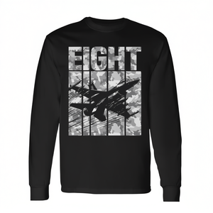 T-shirt militaire à manches longues camouflage pour garçons de 8 ans, cadeau d'anniversaire de 8 ans - Product Image 2