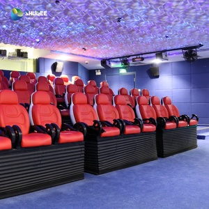 Bon fauteuil de cinéma 4D en fibre de verre avec écran à 180 degrés pour l'aéroport, l'éducation, le parc de trampoline - Product Image 2