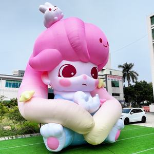 Kimono japonés de dibujos animados de nuevo diseño, muñeca inflable, impermeable y resistente al viento, decoración para exteriores con tamaño personalizable - Product Image 2