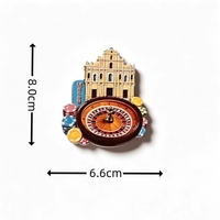Aimants de réfrigérateur 3D de Macao, Chine, Asie – Souvenirs touristiques, collection d'autocollants, articles de décoration, cadeaux