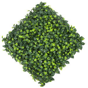 Treillis de haie artificielle extensible et durable à une seule face, certifié anti-UV, mur végétal vert pour <span class=keywords><strong>balcon</strong></span>, patio, mariages - Product Image 6