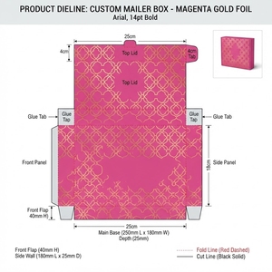 <b>Pink</b> Custom Paper <b>Gift</b> <b>Box</b> Rectangle Packaging <b>Box</b> with Gold Foil Logo Floral Insert for Clothing Shoes - Product Image 5