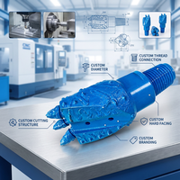 Foret pilote Drillsoltek HDD à connexion directe, type griffe d'aigle, pour forage directionnel horizontal