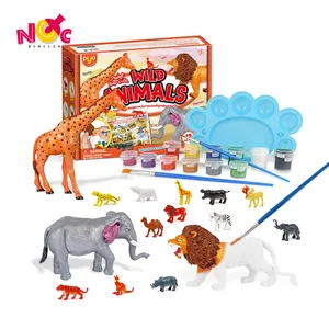 OEM stem toy supplier kids drawing art and craft set diy other educational toys animals model painting kit