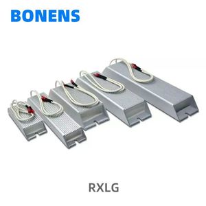 Résistance à fil bobiné Bonens <span class=keywords><strong>RXLG</strong></span> 1500W en boîtier aluminium, tolérance 5%, 0,01-1K, résistance de frein pour onduleur - Product Image 2