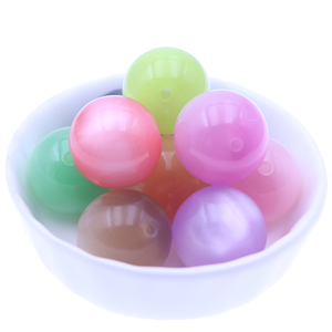 Factory Price 16mm 20mm Mixed Color Cat Eye Resin Chunky <strong>Round</strong> <strong>Beads</strong> for Handmade Necklace DIY Pens Parts W27 - Product Image 4