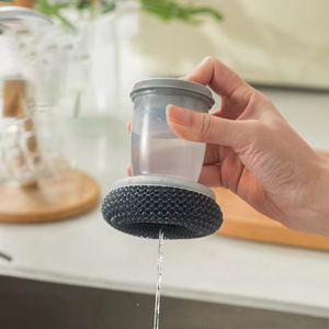 Spazzola Portatile 1 Pezzo per Pulizia Cucina, Facile da Usare, in Plastica con Dispenser di Sapone Integrato - Product Image 2