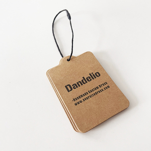 Nhà máy giá rẻ chất lượng tốt tùy chỉnh vải <span class=keywords><strong>tag</strong></span> giấy treo thẻ in ấn cho quần áo - Product Image 4