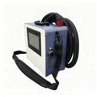 Machine de nettoyage au laser pulsé de type valise 300W avec source laser JPT Mopa, machine de nettoyage au laser portable pour la rouille et la peinture