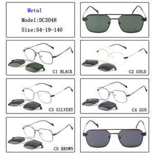 DC3048 nuovo disegno di <span class=keywords><strong>occhiali</strong></span> da sole polarizzati <span class=keywords><strong>clip</strong></span> in metallo sul telaio <span class=keywords><strong>occhiali</strong></span> - Product Image 2