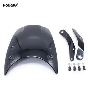 HONGPA abs moto carénage de pare-brise motos kit de boulons corps pour café racer motos