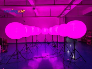 Lámpara Esférica LED Inflable RGBW de 100W con Trípode, Luz de Torre con Cambio de Color para Eventos, Espectáculos, Exposiciones y Fiestas - Product Image 3