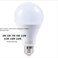 Ampoule LED à culot E27/B22/E11 3500K 3W-18W Haute Tension 220V IRC 60 pour Entrepôt Sans Scintillement Certifiée Energy Star – Stock Disponible