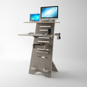 <span class=keywords><strong>Table</strong></span> d'ordinateur vertical, 1 pièce, meuble de haute qualité, avec espace de rangement - Product Image 2