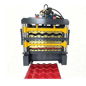 เครื่องขึ้นรูปลอนหลังคาเหล็ก 3 ชั้น แบบ Heavy Duty พร้อมระบบวางซ้อนอัตโนมัติสำหรับแผ่นแซนวิช - Product Image 1