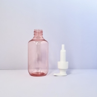 Bouteille pompe à lotion en plastique PET personnalisée de 300 ml, translucide, pour shampoing, après-shampoing, gel douche, lotion, cosmétiques, soins personnels, soins de la peau