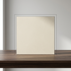 Carreaux de porcelaine nano polis 600x600 mm ivoire beige, résistants aux acides, antibactériens, aux sels solubles, pour accents muraux dans le salon - Product Image 1