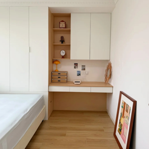 <span class=keywords><strong>Letto</strong></span> Multifunzionale Salvaspazio in Legno Moderno con Scrivania e Armadio Combinati per Camere <span class=keywords><strong>da</strong></span> <span class=keywords><strong>Letto</strong></span> e Uso per Bambini - Product Image 3