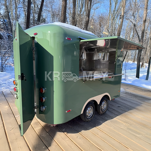 Camions de restauration mobiles, remorques de concession alimentaire et chariots de vente de crème glacée, conformes aux normes australiennes, avec friteuse professionnelle en acier carré pour burgers et snacks - Product Image 1