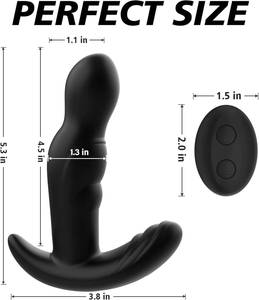Vibrateur <span class=keywords><strong>Anal</strong></span> Jouets Sexuels Lesbiens 360 Rotation Prostate Massager, Butt Plug Avec Design Ergonomique 30 Modèles Puissants de Stimulation - Product Image 4