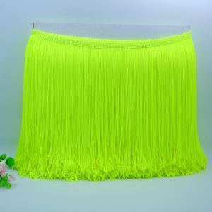 Groothandel 12 "30Cm Meer Kleuren Zijdeachtig Chainette Nylon Dubbele Dikte Dansjurk Kwastje Franje Voor Decoratie - Product Image 6