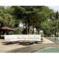 Conjunto de muebles de lujo para Patio y jardín, juego de mesa para balcón y aire libre, conjunto de sofá para patio
