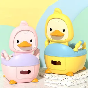 Baby Potty Training Cartoon Duck Children's toilet seat baby increase thickening Bedpan Urinary Basin Cartoon toilet