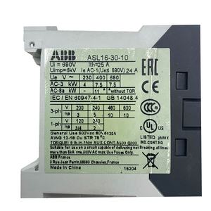 <span class=keywords><strong>Contacteur</strong></span> <span class=keywords><strong>ABB</strong></span> 3HAC037700-001 (ASL16-30-10) ASL16-30-10 24VDC - Product Image 4