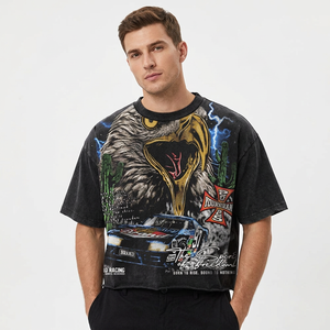Camiseta Blanca de Manga Corta para Hombre, Marca Racing, con Logotipo Frontal, Corte Regular, 100% Algodón Tejido, Antiarrugas y Ecológica - Product Image 6