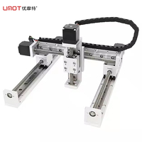 Mini actuador lineal UMOT de 20mm, carga de 30kg, mesa Xy, brazo robótico, tornillo de bola, guía de riel lineal, Tobogán, escenario Cnc para tornos de cama inclinada