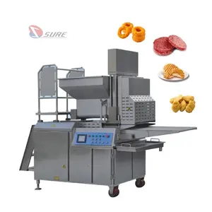 Máquina para hacer pepitas personalizadas, máquina formadora de anillos de cebolla, máquina para hamburguesas