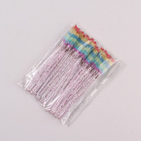 Tête de couleur de baguettes masacra brosse à cils jetables couleurs personnalisées et emballage disponible