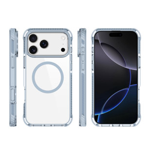 <span class=keywords><strong>2025</strong></span> thiết kế mới điện thoại di động Trường hợp TPE bumper chống sốc Bìa rõ ràng PC với từ anti-vàng cho Iphone 17 Pro Max trường hợp - Product Image 2