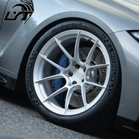 Jantes LYT personnalisées monobloc forgées à profil profond, 18, 19, 20, 21, 22 pouces, 5 trous, en alliage d'aluminium, compatibles avec BMW, Mercedes, Audi, Lexus