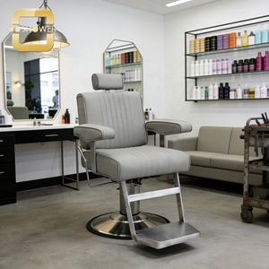 Fauteuil de Barbier Électrique de Luxe avec Fonctions d'Inclinaison et de Levage pour Salons de Coiffure, Mobilier Personnalisé et Spa pour Lavage de Cheveux - Product Image 1