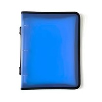 Buchformat PP-Kunststoff-Fotobuchalbum, transparenter Ringordner, Sammelalbum für Fotokarten und Spielkarten mit Reißverschluss