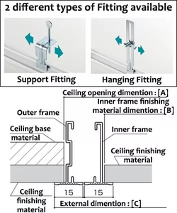 Panel de Techo de Aluminio para el Hogar, Diseño Moderno de Forma Cuadrada, 3 Opciones de Color, Precio - Product Image 4