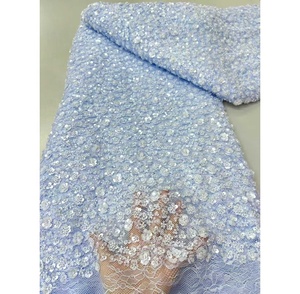 Tissu de dentelle d'<span class=keywords><strong>Afrique</strong></span> Design de <span class=keywords><strong>roman</strong></span> de luxe à bas prix Tissu de dentelle de luxe blanc Tissu de dentelle de cordon de luxe pour vêtements de mariage - Product Image 6