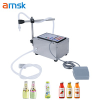 GFK-160 Remplisseuse automatique de bouteilles d'eau à buse unique 5-3000 ml, pompe de remplissage de liquides portable à commande numérique