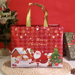 Bolsa de Regalo Ecológica de Tela No Tejida, Reciclable y Reutilizable, con Logotipo, para Compras y Manualidades Navideñas, Precio al por Mayor - Product Image 3