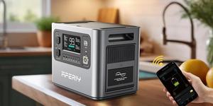 สถานีไฟฟ้าพกพา AFERIY P210 2400W 2048Wh แบตเตอรี่ LiFePo4 พร้อมพอร์ต MPPT รองรับพลังงานแสงอาทิตย์สูงสุด 500W 4000 วัตต์ - Product Image 4