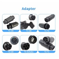 Adaptateur de charge pour voiture électrique AC Station EV T1-T2, adaptateur de chargeur EV