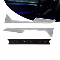 Éclairage intérieur et d'ambiance pour Audi A6L 2019-2024, haut-parleur lumineux d'ambiance pour voiture, éclairage d'ambiance pour l'espace des pieds de la voiture