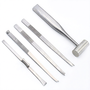 Ensemble d'osteotomes médicaux de haute qualité réutilisables certifiés CE ISO, ciseaux à os droits et courbés, instruments chirurgicaux pour - Product Image 1