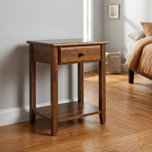 <b>Bedside</b> <b>Table</b> Nightstands Industrial Panel Design Convertible Bedroom Furniture for Apartment Use - Product Image 2