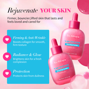 NAD+ Peptide Boosting <strong>Hyaluronic</strong> <strong>Acid</strong> 30ml Vegan Collagen Serum Anti-Aging Skin Care Niacinamide Vitamin C Whitening 5 Ceramide - Product Image 4