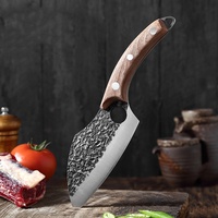 Forgeage professionnel extérieur Portable Camping chasse couteau de boucher os viande couperet couteau de Chef